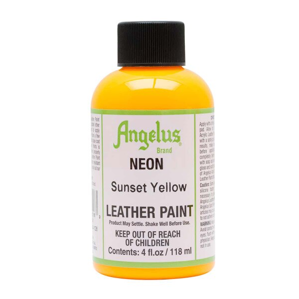 ANAP.Sunset Yellow.4oz.01.jpg Angelus Neon Acrylic Paints Image